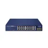 Διακόπτης Planet PoE 18x1Gb + 2xSFP 1Gb 16x PoE 802.3at 30 185W VLAN λειτουργία επέκτασης 10Mb-250m thumbnail (2 of 3)