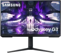 Samsung Odyssey G32A 27" 1920x1080 VA 1 мс 250 кд м2 DP HMDI порт для навушників VESA PIVOT чорний (1 of 8)