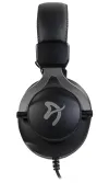 Геймърски слушалки AROZZI ARIA Черни слушалки 2x 35" жак намален до 1x 35" жак подвижен микрофон thumbnail (5 of 5)