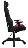 AROZZI chaise de jeu TORRETTA SuperSoft surface en tissu noir-rouge thumbnail (7 of 9)