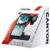 Беспроводное зарядное устройство CANYON WS-303B3 в 1вход 9 В 2A12 В 2Aвыход 15 10 7,5 5 Вт USB-C > USB-A вкл. Адаптер переменного тока черный thumbnail (6 of 6)