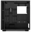 ## Portata NZXT H7 L'elegante case del computer offre un elegante **pannello laterale in vetro**, un pannello perforato e una struttura in metallo di prima classe. L'equipaggiamento dei componenti è semplice grazie al **sistema di gestione dei cavi**, in modo che i cavi non siano inutilmente d'intralcio. Il cabinet è **dotato di due ventole da 120 mm**. Ti farà piacere anche la possibilità di espandersi con altri 5 ventilatori. I filtri antipolvere sono una cosa ovvia. La soluzione ingegnosa consente il comodo posizionamento di uno **scambiatore di raffreddamento ad acqua lungo fino a 360 mm** di raffreddamento ad acqua sul lato anteriore o superiore. Nel case c'è abbastanza spazio per un dispositivo di raffreddamento della CPU alto fino a 185 mm e una scheda grafica lunga fino a 400 mm. Nella parte superiore ci sono **2x porte USB 3.0**, **1x USB tipo C** e una porta audio combinata (cuffie + microfono). Il mobile viene fornito **senza alimentatore**. **Foto illustrativa** \- I componenti rappresentati nella foto introduttiva non sono compresi nella confezione. **Design del mobile:** Gancio centrale ### Posizione interna -2x 3,5" - 6x 2,5" (4+2) ### Compatibilità della scheda madre -ATX -MicroATX - MiniITX - EATX (fino a 272 mm) **Fonte:** nessuna fonte ### Connettori sul pannello superiore - 1x USB 3.2 Gen2 tipo C - 2x USB 3.2 Gen1 (USB 3.0) - 1x porta combinata per cuffie e microfono **Dimensioni:** 505 x 480 x 230 mm (altezza con gambe) **Peso:** 10,05 kg thumbnail (5 of 6)