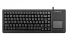 Tastiera CHERRY G84-5500 con touchpad USB cablata ultraleggera e layout UE piccolo nero thumbnail (1 of 2)