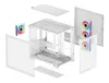 DEEPCOOL case CG530 4F ATX 4x120mm ARGB fans USB 3.0 USB-C panoramic white thumbnail (7 of 9)