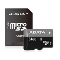 ADATA Premier 64GB microSDXC UHS-I CL10 + sovitin (1 of 1)