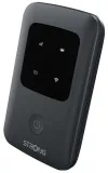 Caighdeán láidir 4G MIFI 150C Wi-Fi 802.11 b g n 150 Mbit s 24GHz 1x sliotán SIM 1x USB-C 1x sliotán micrea SD dubh