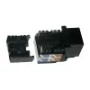 XtendLan Keystone jack RJ45 tope CAT 6 UTP negro