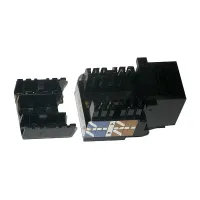 Conector XtendLan Keystone RJ45 com colisão CAT 6 UTP preto (1 of 1)