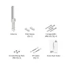 ## Ubiquiti AirMAX Omni AMO-5G10 10 dBi Antena externa omnidirecional AirMax MIMO 2x2 de 10dBi (AMO-5G10) adequada para uso com Rocket M5, Rocket M5 Titanium, Rocket 5AC PTMP e Rocket 5AC Prism para criar um ponto de acesso. A construção durável é especialmente adaptada para o ambiente externo. Ideal para criar um ponto de acesso para dispositivos clientes. A antena também vem com **acessórios para instalação e conexão à prova d’água** com a unidade Rocket. **Faixa de frequência:** 5.450 MHz - 5.850 MHz **Ganho:** 10 dBi **Conector:** 2x RSMA F **Dimensões:** 582 x 90 x 65 mm thumbnail (4 of 4)