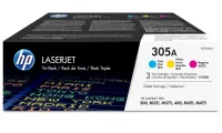 HP 305A CMY 3-pack LJ Toner Cart 3 x 2600 σελίδες (1 of 2)