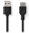 NEDIS prodlužovací kabel USB 2.0 zástrčka USB-A - zásuvka USB-A černý bulk 1m thumbnail (2 of 2)