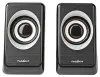 NEDIS PC speakers 2.0 power 18 W 3.5mm jack USB ABS black thumbnail (2 of 5)