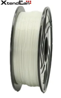 XtendLAN PLA filament 1,75mm průhledný bílý natural 1kg (1 of 1)