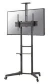 Neomounts FL50-550BL1 Display holder trolley 37-70" 4 wheels VESA 600X400 load capacity 50kg adjustable height tilt AV holder black