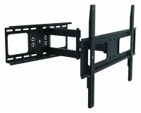 ## Reflecta PLEXO 70-6040T VESA-Wandhalterung geeignet für einen Monitor oder Fernseher mit einer Diagonale von **37" bis 70"** und einem Gewicht von **bis zu 50 kg**. **Bildschirmgröße:** 37" - 70" **Maximale Tragfähigkeit:** 50 kg **Abstand des Bildschirms von der Wand:** 62 - 475 mm ### VESA-Abmessungen - 200 x 200 mm - 300 x 300 mm - 400 x 200 mm - 400 x 400 mm - 600 x 400 mm **Neigung:** \-20° bis 10 **Drehwinkel:** \-90° bis 90° **Material:** Stahl (1 of 1)