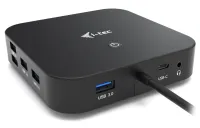 I-tec dokkoló állomás 2x USB-C HDMI DP 3x USB 3.0 2x USB 2.0 LAN tápellátás 100W (1 of 4)