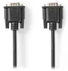 NEDIS Cable VGA (D-SUB) Conector VGA - Conector VGA negro a granel 2m