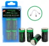 PATONA rechargeable battery CR123A Li-lon 800mAh 37V with USB-C charging 4pcs in a pack