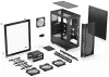 Case Endorfy Signum 300 ARGB 2xUSB 3.0 ventola 4x120mm PWM ARGB pannello in rete vetro temperato nero thumbnail (11 of 11)