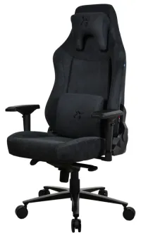 Sedia da gaming AROZZI VERNAZZA XL Supersoft Pure Black superficie in tessuto nero (1 of 10)