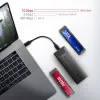 AXAGON Box THIN fir M.2 NVMe SSD EEM2-GTS2 USB-C USB 3.2 Gen2 bis 10 Gbit mat 50cm Kabel thumbnail (4 of 4)