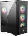 MSI fodral MAG FORGE 112R utan strömförsörjning vänster härdat glas 4x 120 mm A-RGB fläkt 2x USB3.0 svart