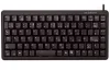 CHERRY tastatūra G84-4100 gaismas mini vadu USB 2.0 melns EU izkārtojums