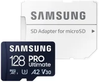 Samsung micro SDXC 128 Go PRO Ultimate + adaptateur SD (1 of 2)