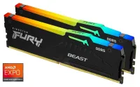 KINGSTON FURY Beast Black RGB EXPO 32GB DDR5 6000MHz CL36 DIMM Kit 2x 16GB (1 of 2)