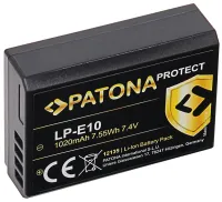 Аккумулятор PATONA для фото Canon LP-E10 1020mAh Li-Ion Protect (1 of 2)