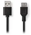 NEDIS extension cable USB 2.0 plug USB-A - socket USB-A copper black 3m thumbnail (2 of 2)