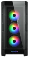 COUGAR PC skříň DUOFACE Pro RGB Mid Tower TG & Airflow Front Panel 4 x ARGB Fans TG Left Panel thumbnail (6 of 41)