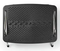 NEDIS ergonomic footstool metal black (1 of 4)