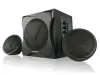 Cainteoir CRNO CS-2105 2.1 2x 10W + subwoofer 20W 2x Cinch Bluetooth léitheoir cárta cuimhne USB dubh thumbnail (2 of 3)