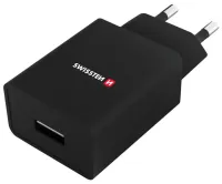 Προσαρμογέας δικτύου Swissten Smart Ic 1X Usb 1A Καλώδιο ισχύος + δεδομένων USB Lightning 1,2 M Μαύρο (1 of 1)