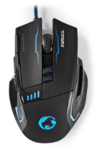 Mouse para jogos NEDIS GMWD300BK com fio retroiluminação óptica 4000 dpi 8 botões USB preto (1 of 7)