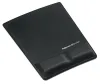 Tappetino per mouse e polso FELLOWES Health-V in schiuma Microban Lycra nera