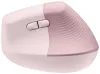 Logitech Lift Vertical Ergonomic Mouse - Dark Rose Vertikální myš optická 6 tlačítek bezdrátová Bluetooth thumbnail (4 of 5)