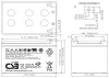 CSB Pb -varaakku VRLA AGM 12V 15Ah 6-DZM-12 (EVH12150) thumbnail (2 of 2)