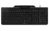 Teclado CHERRY SECURE BOARD 1.0 com leitor de cartão (também sem contato) Layout UE preto