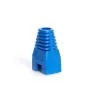 RJ45 connector protection blue (cutout)