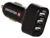 Swissten Cl адаптер 3X USB 52A захранване