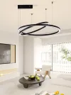 IMMAX NEO FINO NEW SMART hanglamp 2 cirkels 60+80cm 93W zwart Zigbee 3.0 TUYA thumbnail (4 of 9)