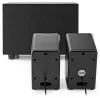 NEDIS Enceintes PC puissance 2.1 33 W jack 3,5 mm USB ABS bois noir thumbnail (4 of 5)