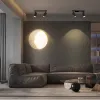 Spot mural plafond IMMAX PUNTO-2 2 têtes noir pour source type GU10 thumbnail (7 of 8)