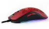 Mouse gamer AROZZI FAVO Ultra Light Preto-Vermelho com fio 16.000 dpi USB 7 botões RGB preto-vermelho thumbnail (3 of 5)