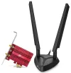 TP-Link Archer TXE75E AX 5400 carte réseau WiFi 6E Bluetooth 5.2 574Mbps 24GHz 2402Mbps 5GHz 2402 6GHz PCI-e