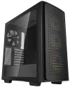 DEEPCOOL korpuss CK560 ATX 2x140 mm ventilators 2xUSB 3.0 USB-C melns