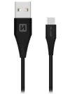 Swissten USB duomenų kabelis Usb-C juodas 15M (7Mm)