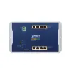 Planet βιομηχανικός επίπεδος διακόπτης L2 L4 8x1Gb 2xSFP PoE 95 360W διπλός 48-56VDC IP30 -40 75°C χωρίς ανεμιστήρα thumbnail (2 of 4)